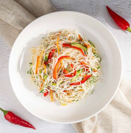 Салат фунчоза с овощами по-корейски пл/к 200г