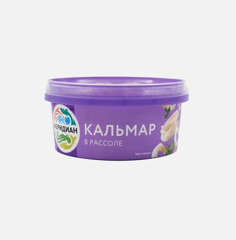 Кальмар Меридиан соломка в рассоле пл/б 180г