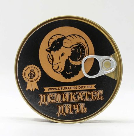 Баранина тушеная Деликатес Дичь ж/б/ключ 325г
