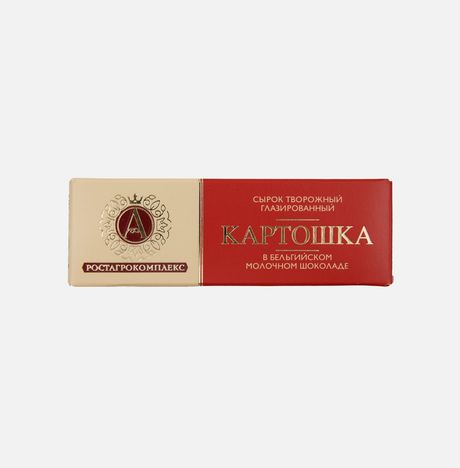 Сырок А.Ростагрокомплекс тв/гл Картошка в молоч шокол 20% 50г