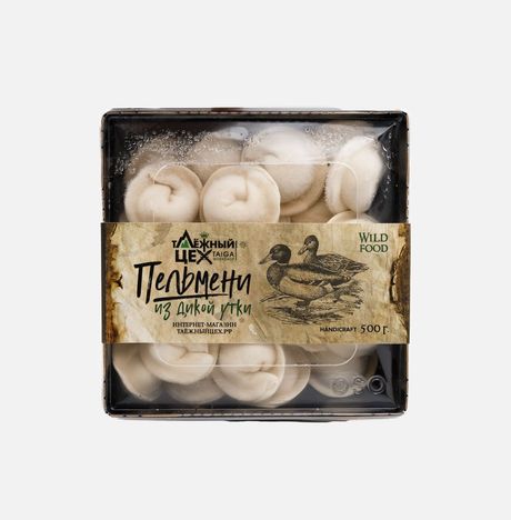 Пельмени Таёжный цех из утки 500г