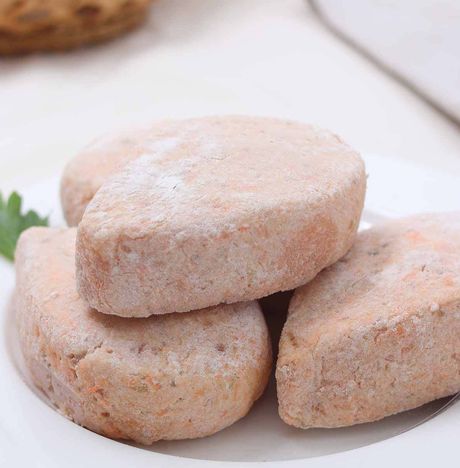 Котлеты рыбные из семги и судака замороженные п/ф 400г