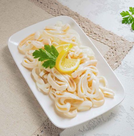 Кальмары в луково-лимонной заливке вес