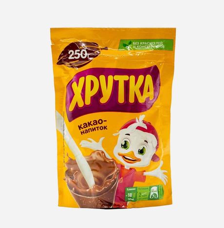 Какао-напиток Хрутка быстрорастворимый 250г