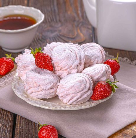 Зефир с клубникой вес