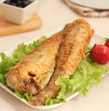 Минтай жареный вес