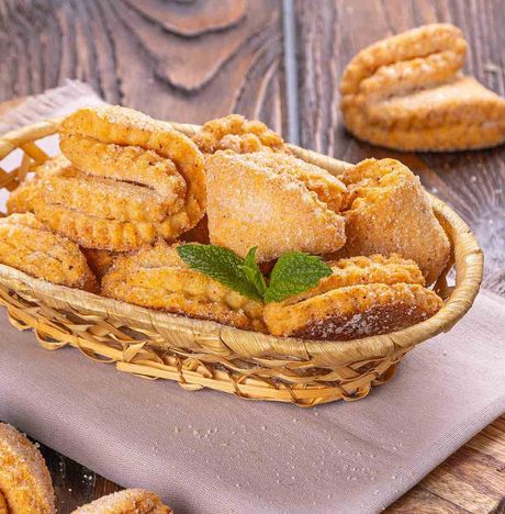 Печенье творожное Гусиные лапки к чаю вес