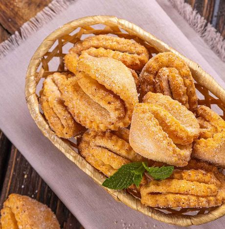 Печенье творожное Гусиные лапки к чаю вес