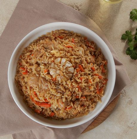 Плов с курицей 1кг вес