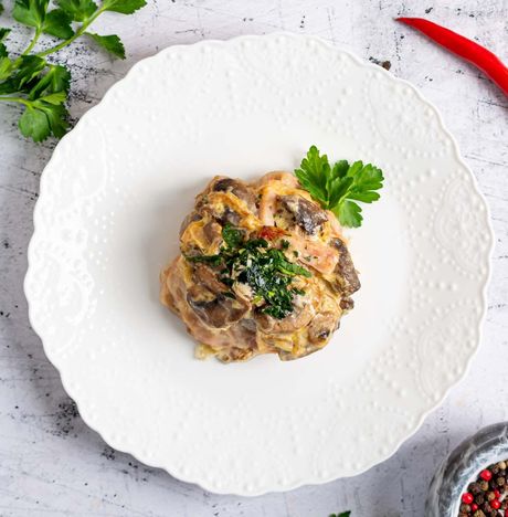 Курочка по-деревенски вес