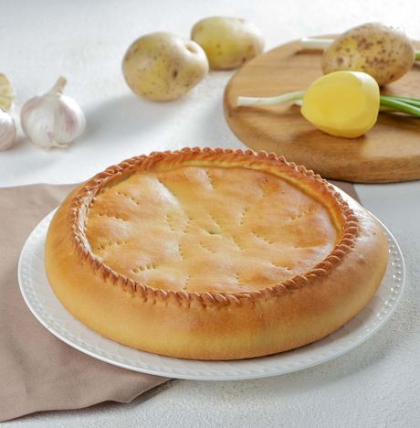 Пирог с курицей и картофелем вес