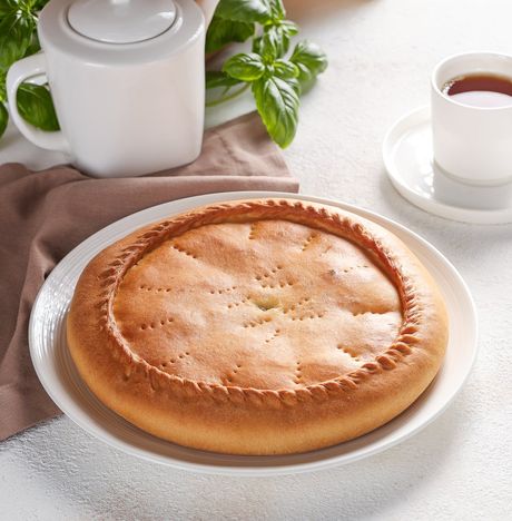 Пирог с курицей и картофелем вес