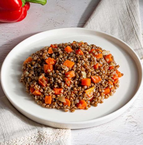 Каша гречневая с овощами вес