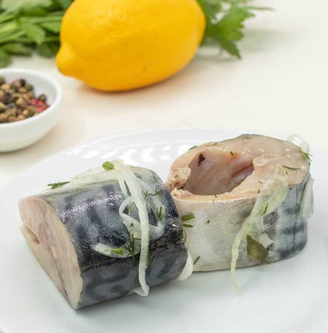 Скумбрия атлантическая по-домашнему вес