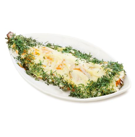 Скумбрия атлантическая запеченная с овощами вес