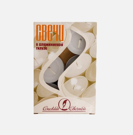 Свеча чайная парафин 12г 6шт 