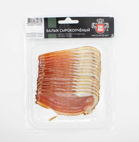 Балык Велес из свинины с/к нарезка в/у 90г