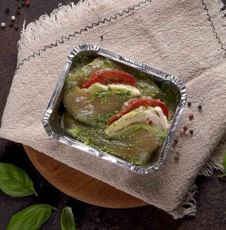 Филе грудки куриной в соусе песто с томатом и сыром п/ф вес