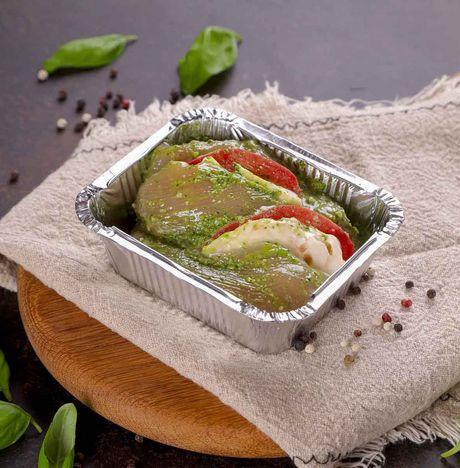 Филе грудки куриной в соусе песто с томатом и сыром п/ф вес