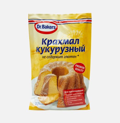 Крахмал ДрБейкерс кукурузный без глютена 100г