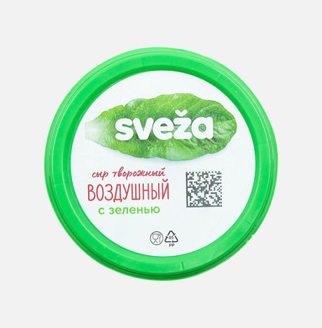 Сыр Савушкин творожный Свежа с зеленью 60% пл/ст 150г