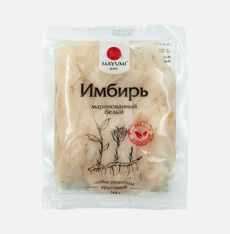 Имбирь Маюми белый маринованный в/у 140г