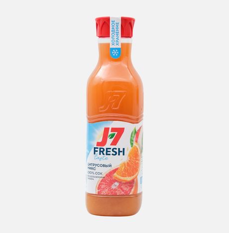 Сок J-7 Цитруcовый Микс с мякотью пэт 0,85л