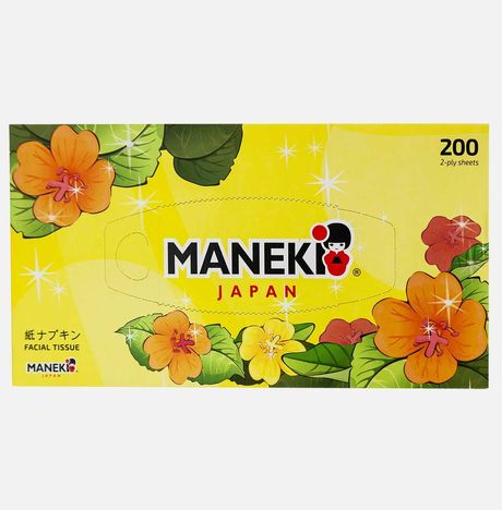 Салфетки Манеки Дрим бумажные 2сл белые к/к 200шт