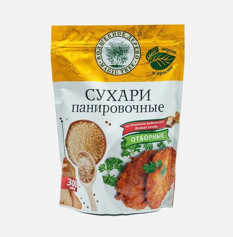 Сухари Волшебное дерево панировочные Отборные 300г