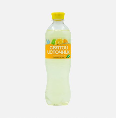 Напиток Святой Источник Вода+сок со вкус цитрусов газ пэт 0,5л