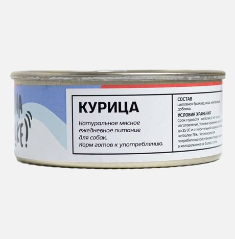 Корм для собак Курица Колбасный цех консервир 100г
