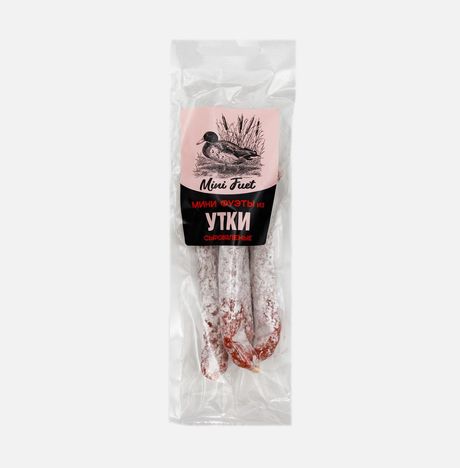 Колбаски Охота Мини Фуэт из утки с/в 80г