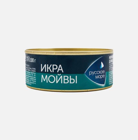 Икра мойвы Русское море Люкс Оригинальная ж/б 100г