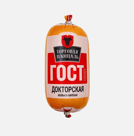 Колбаса Торговая площадь Докторская п/а 350г