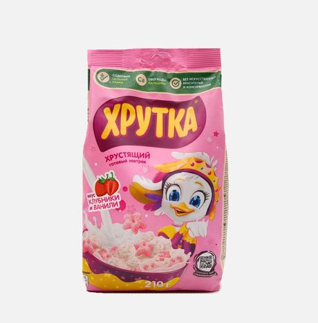Завтрак Нестле Хрутка Клубнично-ванильное настроение 210г