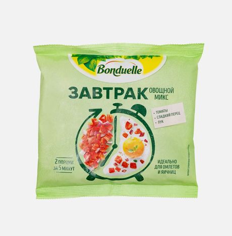 Овощной микс Бондюэль с томатами Завтрак с/м 200г