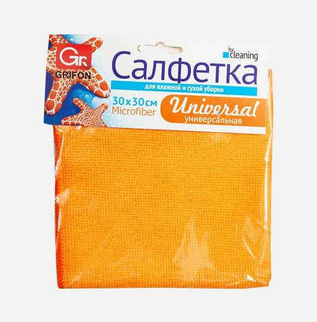 Салфетка Ломберта универсальная микрофибра 16*32*1см 2шт