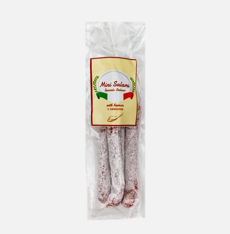 Колбаски Мини Салями с хамоном с/в 80г