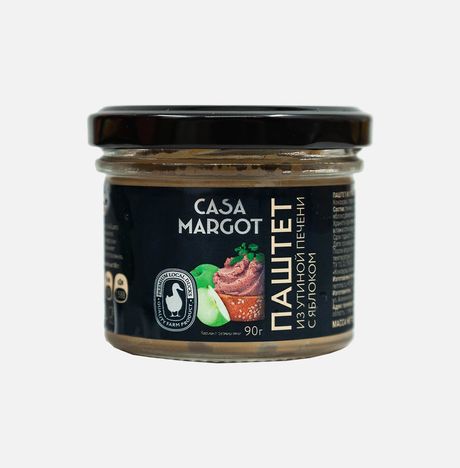 Печень Каса Марго утиная с яблоком 90г