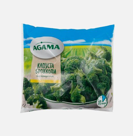 Капуста Агама брокколи с/м пл/пак 400г