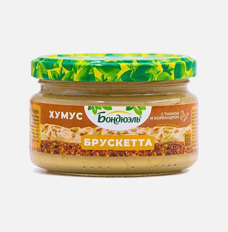 Брускетта Бондюэль Хумус из нута ст/б 220г