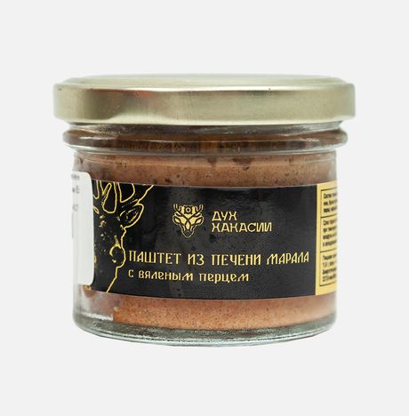 Паштет Дух Хакасии из печени марала с вяленым перцем 85г