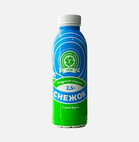 Напиток к/м Толмачевские продукты Снежок 2.5% пл/б 400г