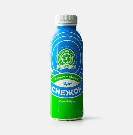 Напиток к/м Толмачевские продукты Снежок 2.5% пл/б 400г