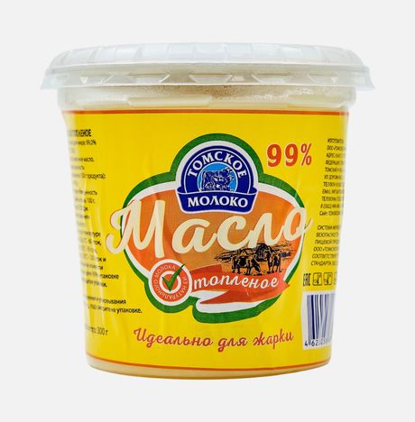 Масло Томское молоко топленое 99% пл/ст 300г