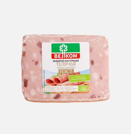 Колбаса Велком Телячья в/у 400г