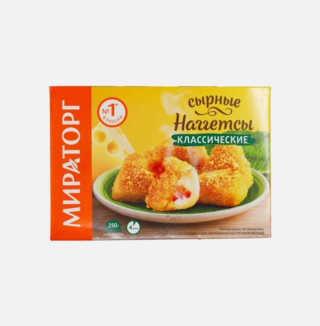 Наггетсы Мираторг Классические сырные с/м 250г
