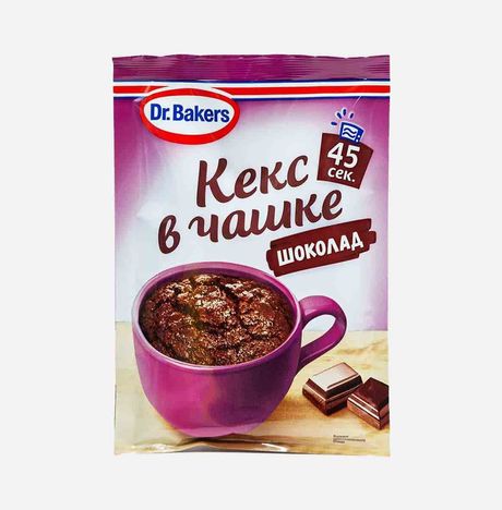 Десерт ДрБейкерс Кекс в чашке шоколадный 55г