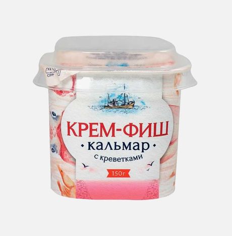 Паста Европром Крем-Фиш Кальмар/креветка пл/ст 150г