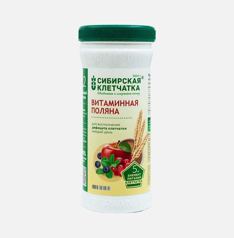 Клетчатка Сибирская клетчатка Витаминная поляна 280г